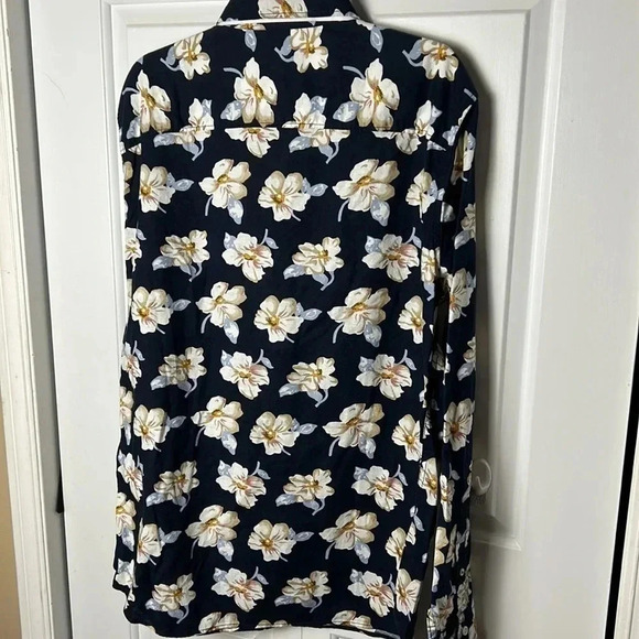 Jack & Jones NWT, linen cotton men shirt XL. floral ,long sleeve. Office,event - Picture 11 of 16